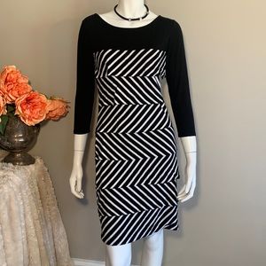 WHBM tiered bodycon dress XS